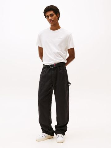 Tommy Hilfiger - Áo Thun Tay Ngắn Nam Linear Logo Slim Crew Neck T-Shirt