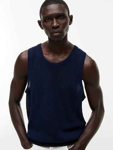 Tommy Hilfiger - Áo Sweater Nam Relaxed Knitted Structured Tank Top
