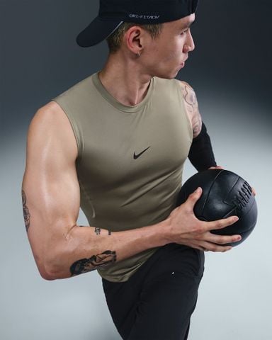 Nike - Áo ba lỗ tập gym Nam Pro Men's Dri-FIT Tight Sleeveless Fitness Top - 4