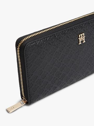 Tommy Hilfiger - Ví dài Nữ Hilfiger Icon Debossed Zip-Around Wallet