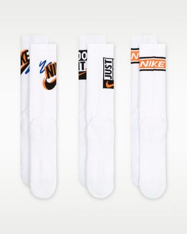 Nike - Vớ Thể Thao Nam Nữ Everyday Plus Crew Socks (3 Pairs)