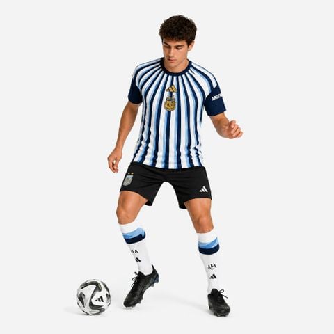 Adidas - Áo Tay Ngắn Đá Bóng Nam Jersey Football Top Argentina Pre Match