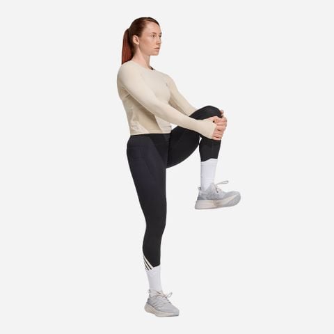 Adidas - Quần Dài Ống Bó Nữ Adi365 3-Stripes Running Full Tights