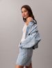 Calvin Klein - Áo Khoác Jean Nữ Needle punch Denim Trucker Jacket