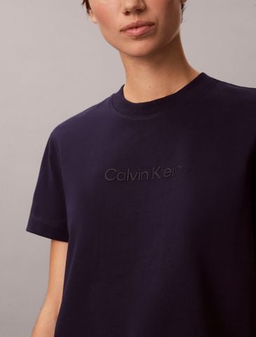 Calvin Klein - Áo Thun Tay Ngắn Nữ Cooling Jersey Crew Tee