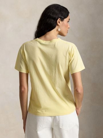 Ralph Lauren - Áo Thun Tay Ngắn Nữ Bear Cotton Jersey Tee