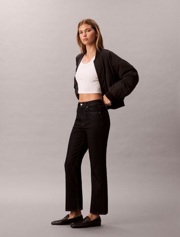 Calvin Klein - Quần Jean Dài Nữ Cropped High Rise Flared Jeans