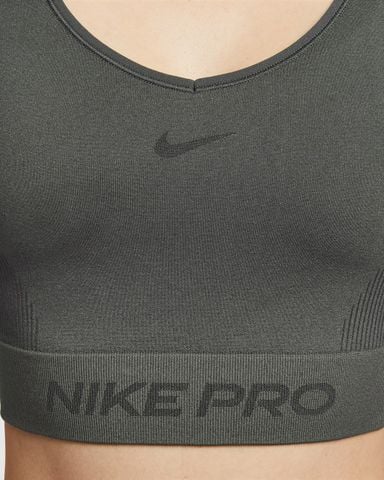 Nike - Áo Thun Ba Lỗ Nữ Pro Seamless Dri-FIT Cropped Tank Top