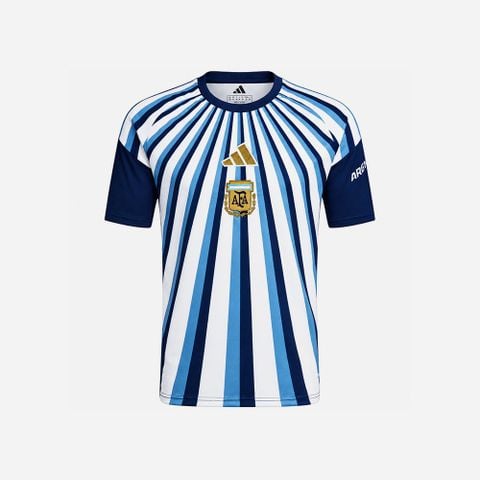 Adidas - Áo Tay Ngắn Đá Bóng Nam Jersey Football Top Argentina Pre Match