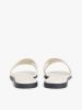 Tommy Hilfiger - Dép Quai Ngang Nữ Leather TH Monogram Strap Mules