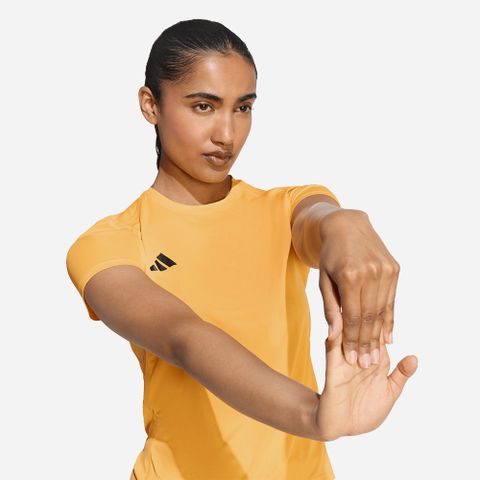 Adidas - Áo Thun Tay Ngắn Chạy Bộ Nữ Adizero E Tee