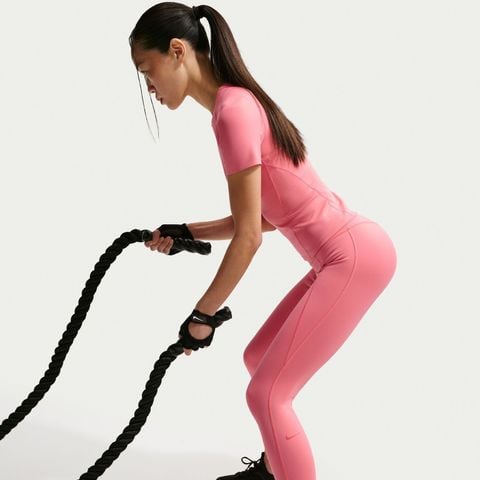 Nike - Quần Dài Ống Bó Thể Thao Nữ Universa Women's High-Waisted 7/8 Leggings With No Front Seam - 4