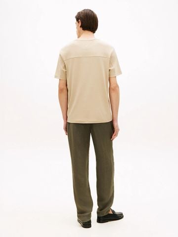 Tommy Hilfiger - Áo Thun Tay Ngắn Nam Tonal Logo Interlock Knit T-Shirt