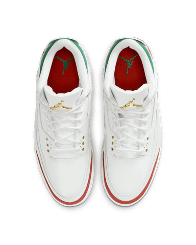 Nike - Giày thời trang thể thao Nam Air Jordan 3 Retro 'El Vuelo' Summit White and Pine Green