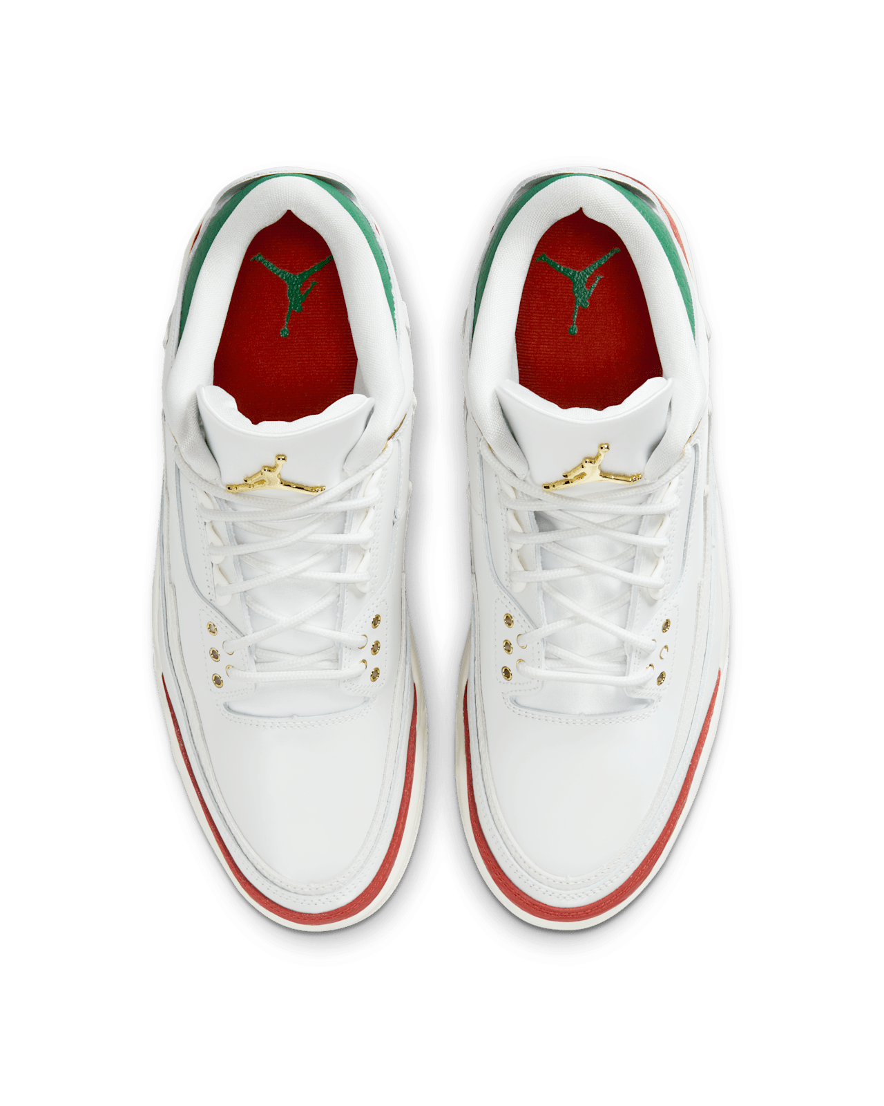 Nike - Giày thời trang thể thao Nam Air Jordan 3 Retro 'El Vuelo' Summit White and Pine Green