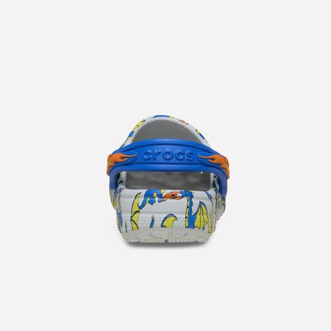 Crocs - Giày Trẻ Em Cho Bé Classic Clog T Dragon Graphic Atmosphere