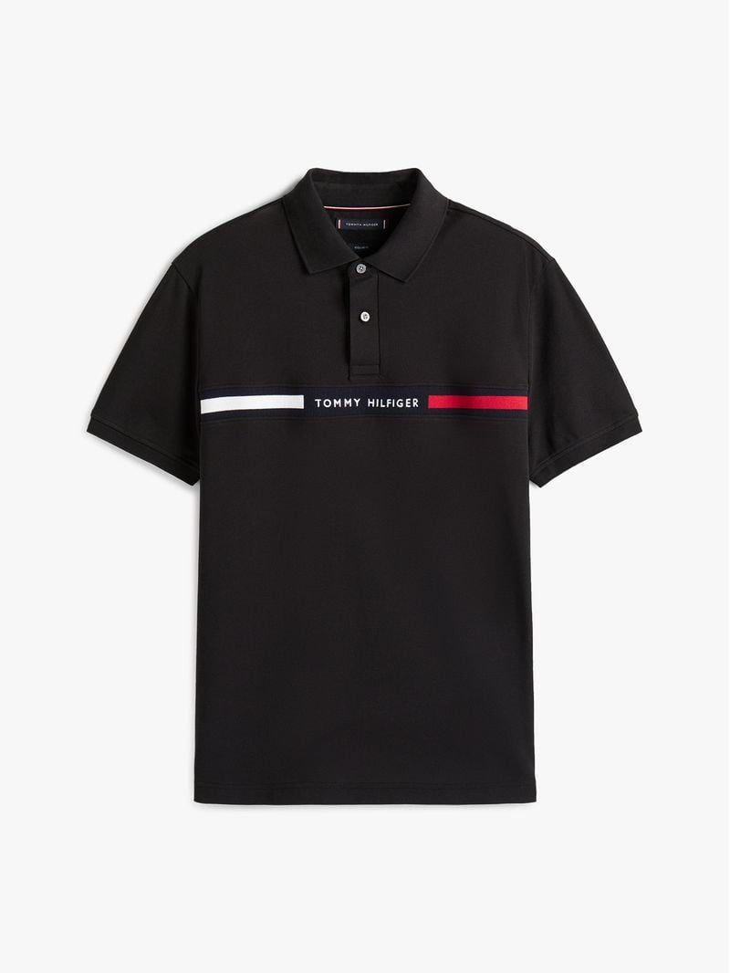 Tommy Hilfiger - Áo thun có cổ polo tay ngắn nam Hilfiger Chest Insert Regular Polo