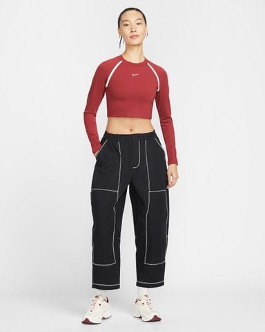 Nike - Áo Tay Dài Thể Thao Nữ Sportswear Women's Tight Long-Sleeve Cropped Top
