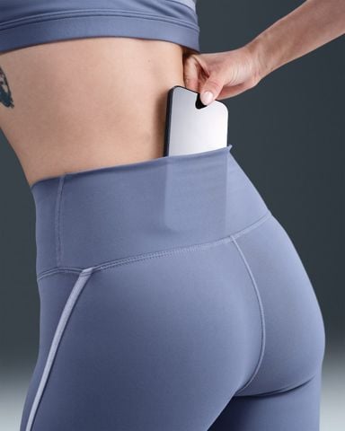 Nike - Quần dài ống bó thể thao Nữ One Women's High-Waisted 7/8 Leggings - 2