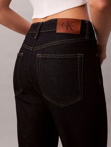 Calvin Klein - Quần Jean Dài Nữ Cropped High Rise Flared Jeans