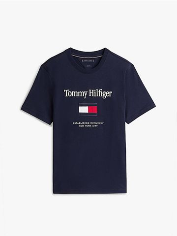 Tommy Hilfiger - Áo Thun Tay Ngắn Nam Tommy Embro Flag Tee