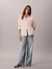 Calvin Klein - Áo Sơ Mi Nữ Relaxed Cotton Poplin Shirt