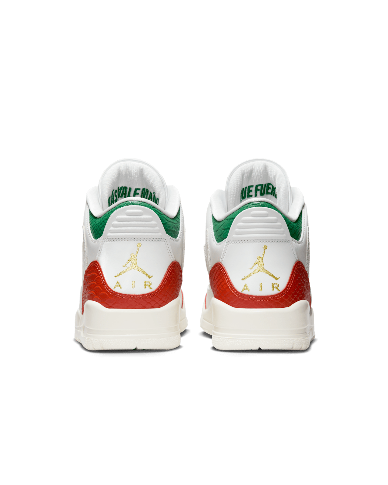 Nike - Giày thời trang thể thao Nam Air Jordan 3 Retro 'El Vuelo' Summit White and Pine Green