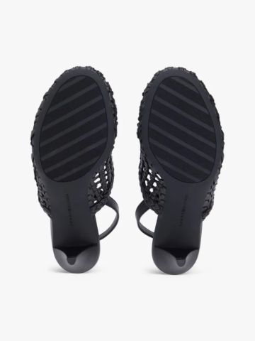 Tommy Hilfiger - Giày Thời Trang Nữ Woven Pointed Toe Slingback Heels
