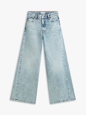 Tommy Hilfiger - Quần Jean Dài Nữ Denim Glis 70s Wide Leg High Waist Twist