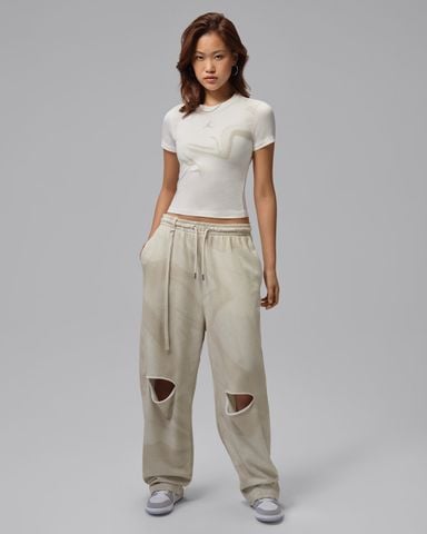 Nike - Quần Dài Thể Thao Nữ Jordan Fleece Baggy Trousers