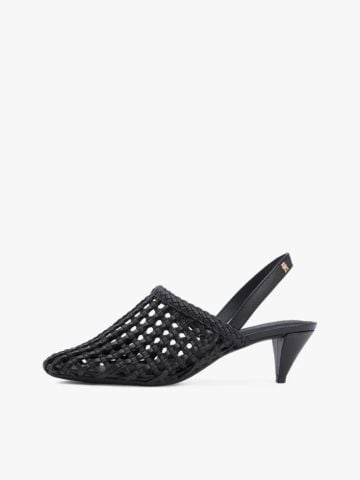 Tommy Hilfiger - Giày Thời Trang Nữ Woven Pointed Toe Slingback Heels