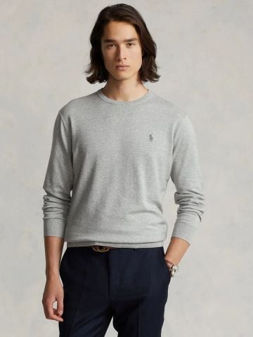 Ralph Lauren - Áo Sweater Nam Slim Fit Cotton Sweater