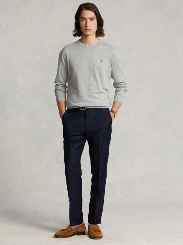 Ralph Lauren - Áo Sweater Nam Slim Fit Cotton Sweater