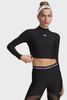 Under Armour - Áo Tay Dài Thể Thao Nữ HeatGear Crop Mock Long Sleeve Training Top