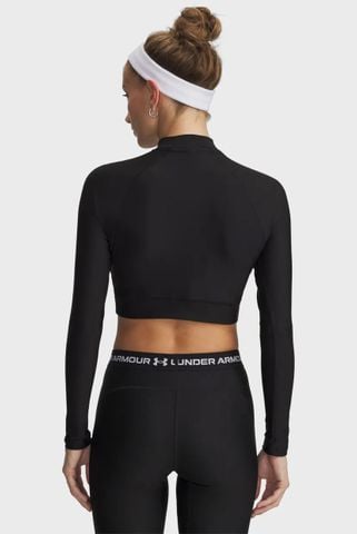 Under Armour - Áo Tay Dài Thể Thao Nữ HeatGear Crop Mock Long Sleeve Training Top