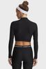 Under Armour - Áo Tay Dài Thể Thao Nữ HeatGear Crop Mock Long Sleeve Training Top