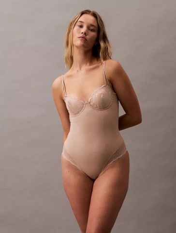 Calvin Klein - Đồ định hình nữ Sensual Stretch Lace Bodysuit