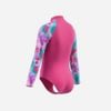SPEEDO - SUNPROTECT SWIMMING COMPLETE SUN PROTECTION GIRLS PRINT LONG SLEEVE ZIP SWIMSUIT / PRINT LONG SLEEVE ZIP SWIMS