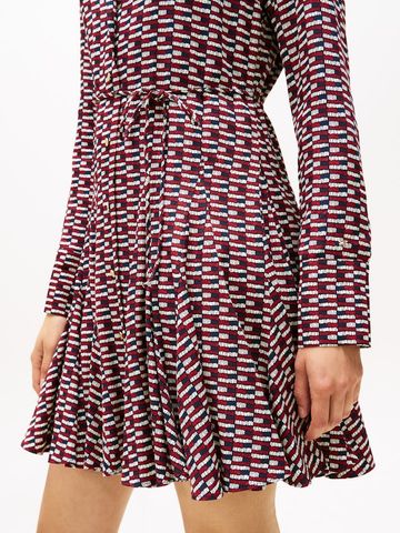 Tommy Hilfiger - Đầm Mini Nữ Vis Twill Long Sleeve Mini Dress