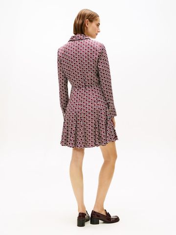 Tommy Hilfiger - Đầm Mini Nữ Vis Twill Long Sleeve Mini Dress