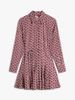 Tommy Hilfiger - Đầm Mini Nữ Vis Twill Long Sleeve Mini Dress