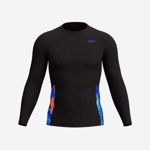 Speedo - Áo Rashguard Nam Dài Tay UV End+ Splice Rash Top