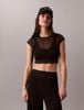 Calvin Klein - Áo Ngực Thể Thao Nữ Cropped Performance Mesh Sports Bra Top
