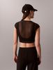 Calvin Klein - Áo Ngực Thể Thao Nữ Cropped Performance Mesh Sports Bra Top