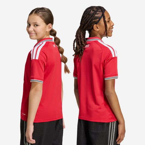 Adidas - Áo Tay Ngắn Thể Thao Trẻ Em Manchester United FC 26/27 Replica