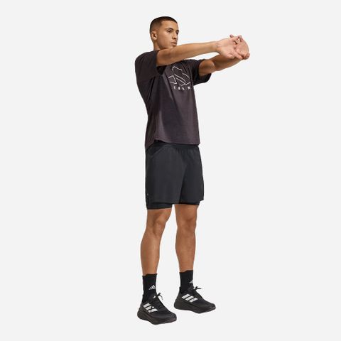 Adidas - Quần Ngắn Chạy Bộ Nam Adi365 Running Essentials 2-In-1 Shorts