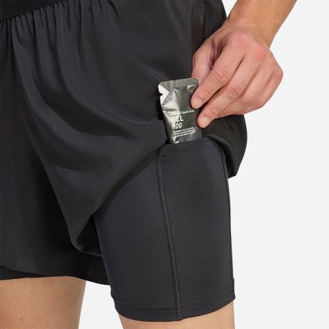 Adidas - Quần Ngắn Chạy Bộ Nam Adi365 Running Essentials 2-In-1 Shorts