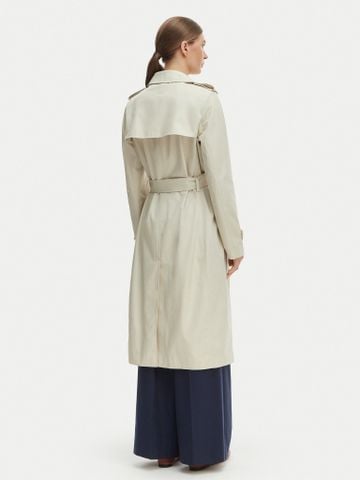 Tommy Hilfiger - Áo Trench Coat Nữ Slim Cotton Midi Trench