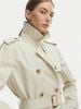 Tommy Hilfiger - Áo Trench Coat Nữ Slim Cotton Midi Trench