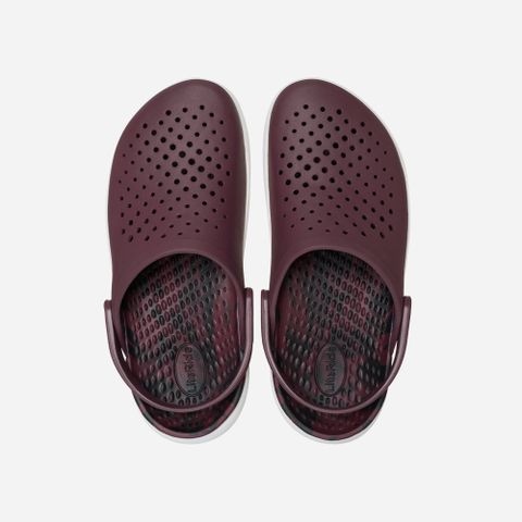 Crocs - Xăng Đan Nam Nữ Inmotion Marbled Clog Heritage Red